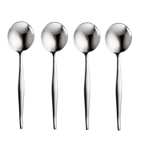 Slimline Soup Spoon Set, Set Of 4