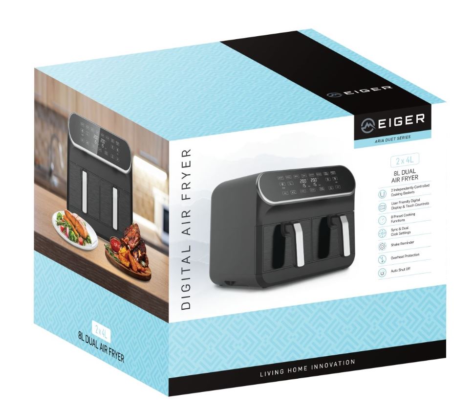 Eiger Aria Dual-Zone Digital Airfryer