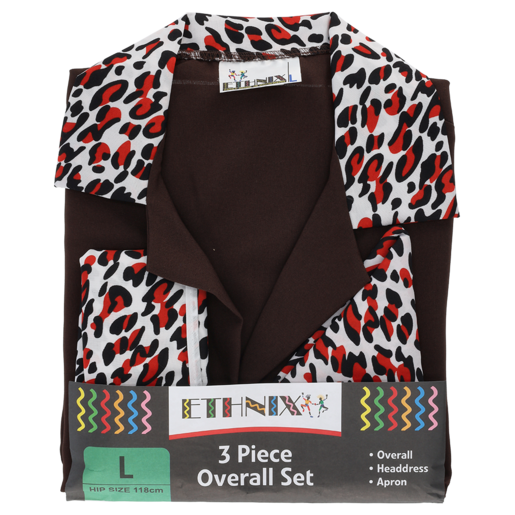 Ethnix Ladies Large Overall Set 3 Piece