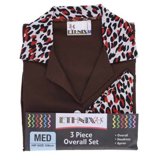 Ethnix Ladies Medium Overall 3 Piece