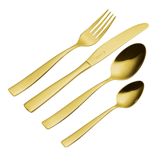 Viners Everyday Purity Gold 18/0 16 Piece Cutlery Set