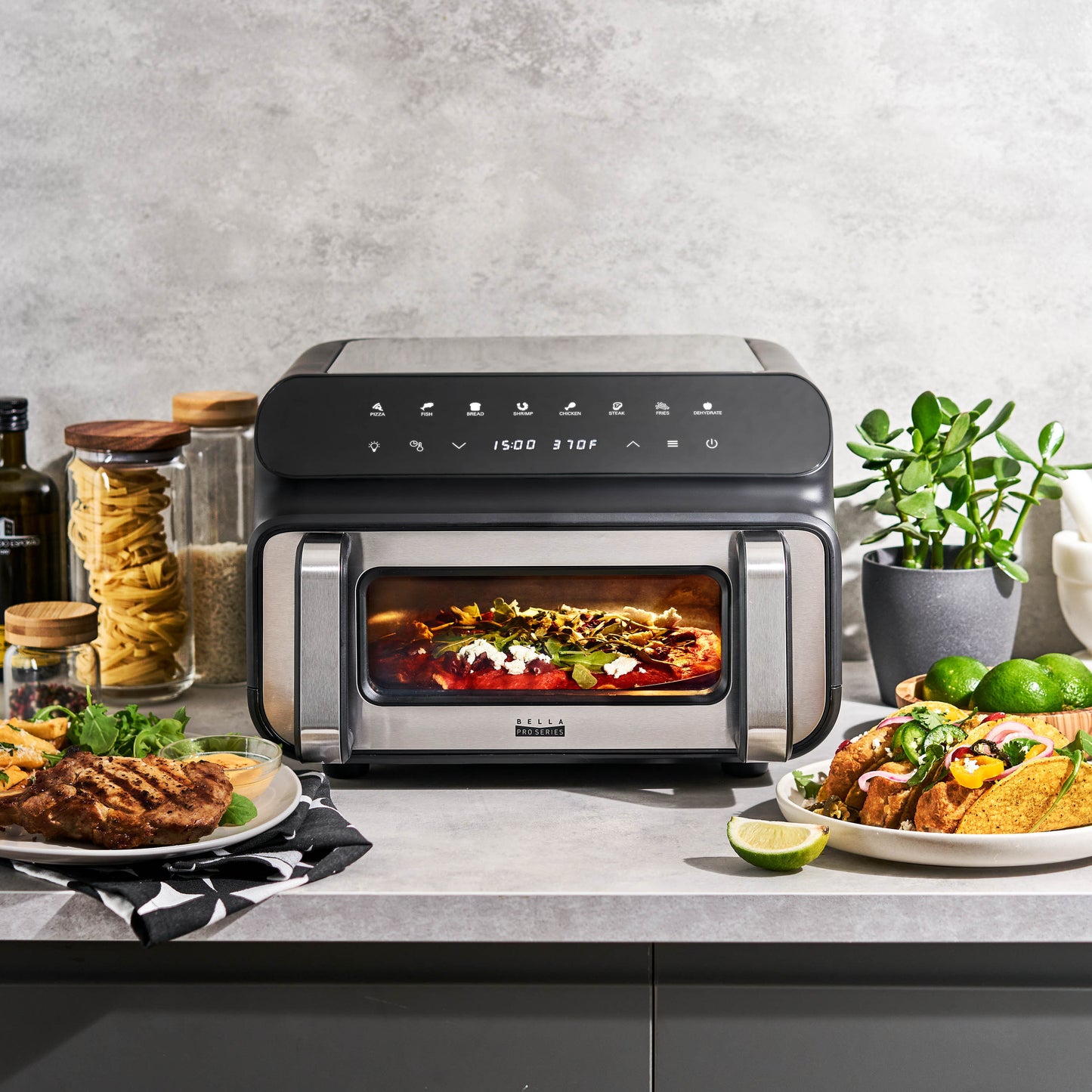 Feelive 10L Multi-Functional Air Fryer,  Pizza Maker & Grill