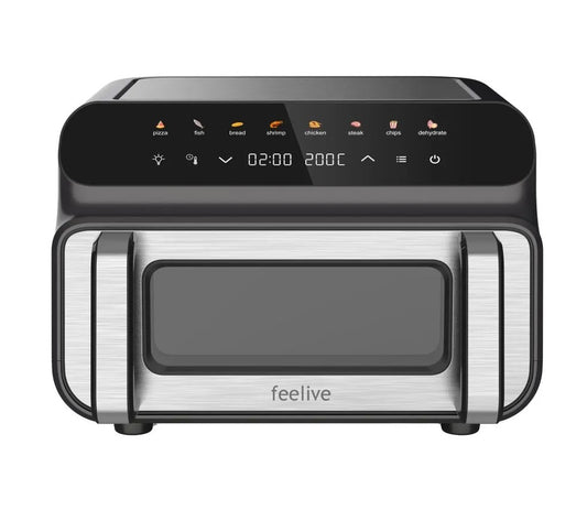 Feelive 10L Multi-Functional Air Fryer,  Pizza Maker & Grill