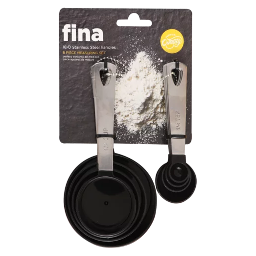 Fina Measuring Set with Stainless Steel Handles - 8 Piece