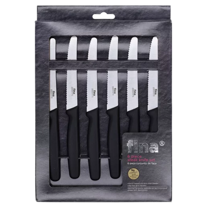 Fina Steak Knife Set 6 Piece