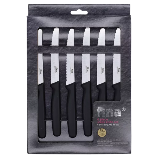 Fina Steak Knife Set 6 Piece