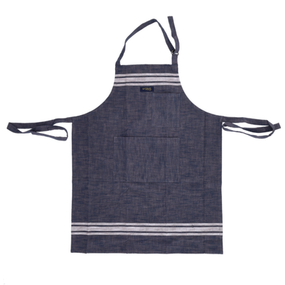 Forage And Feast Navy Apron 70x85cm