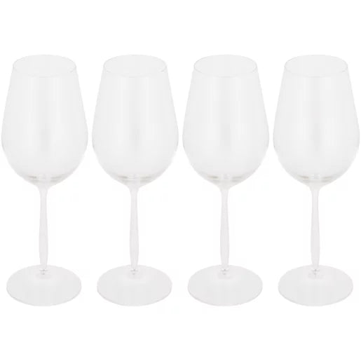 Forage And Feast Crystal White Wine Glasses - 4 x 450ml