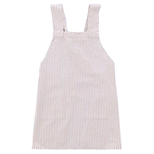 Forage and Feast Stone Adoro Cotton Crossover Apron 70 x 100cm