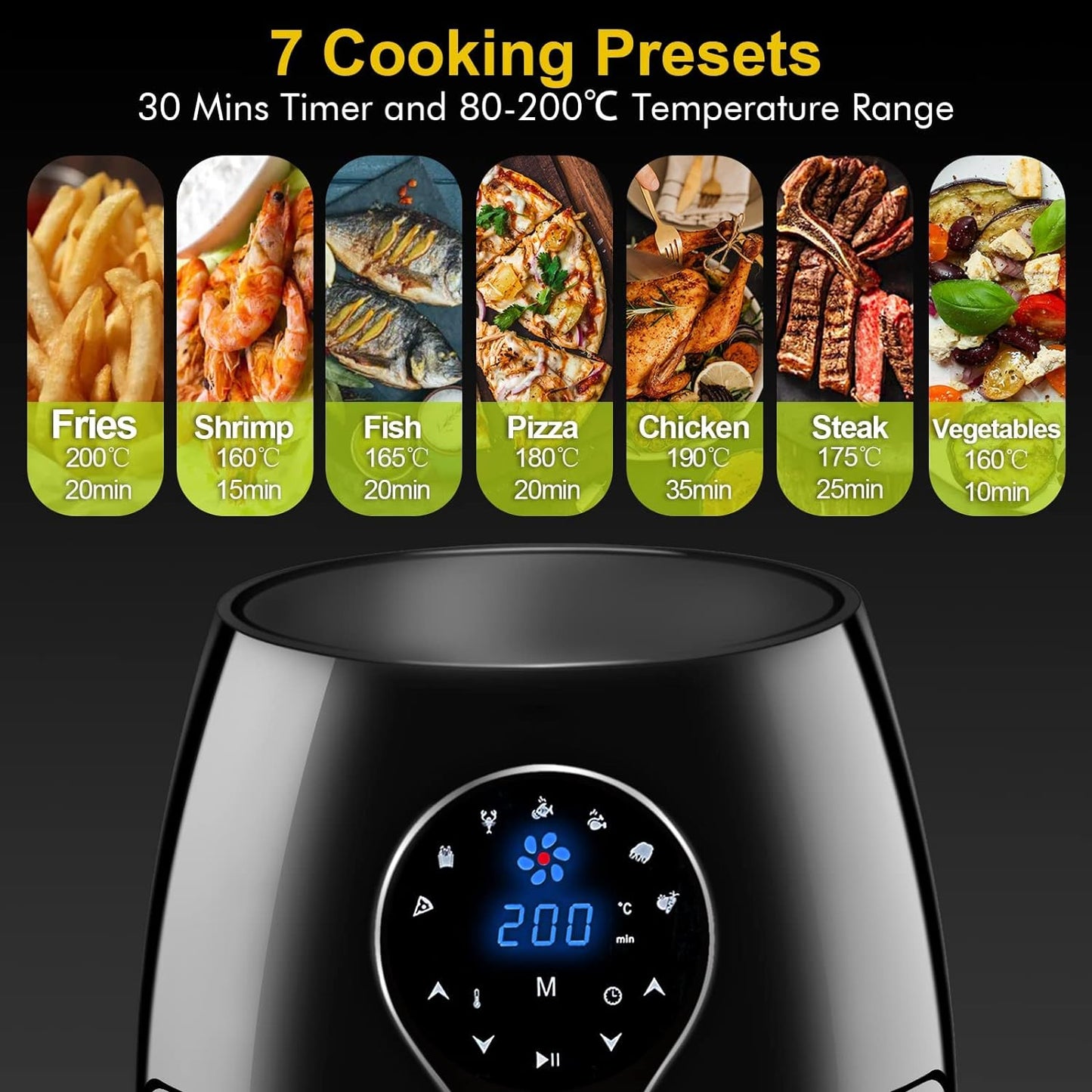 Goldair 5L Digital Air Fryer