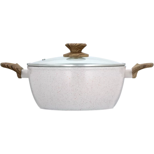 Hazel Wood Forged Aluminum Casserole 24cm