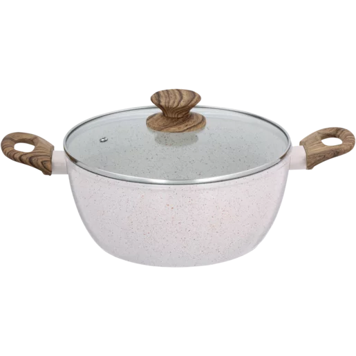 Hazel Wood Forged Aluminum Casserole 24cm