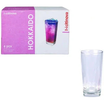 Hokkaido Tumbler Glass Set  350ml - 6 Piece