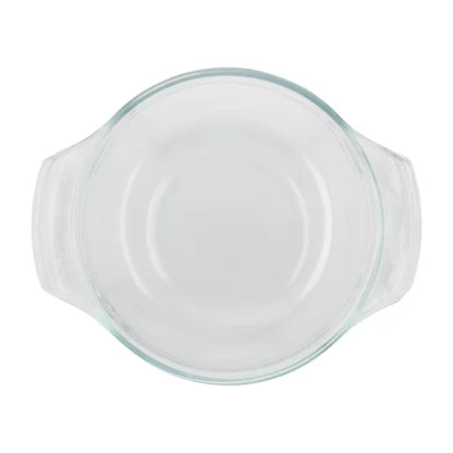 Home Discovery Curve Round Glass Casserole 2L