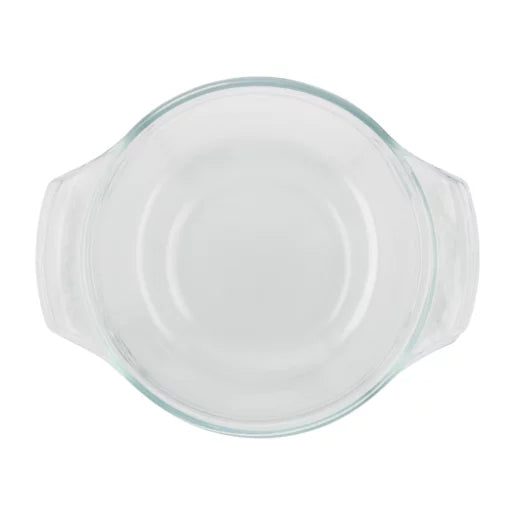 Home Discovery Curve Round Glass Casserole 2L