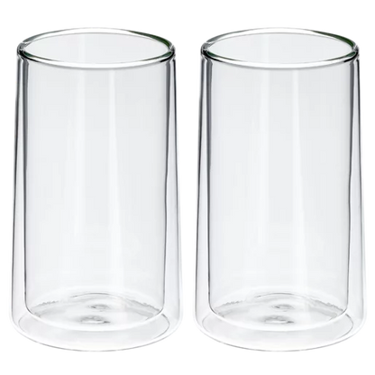 Home Discovery Double Wall Glass Arista Hi Ball 350ml - Set of 2