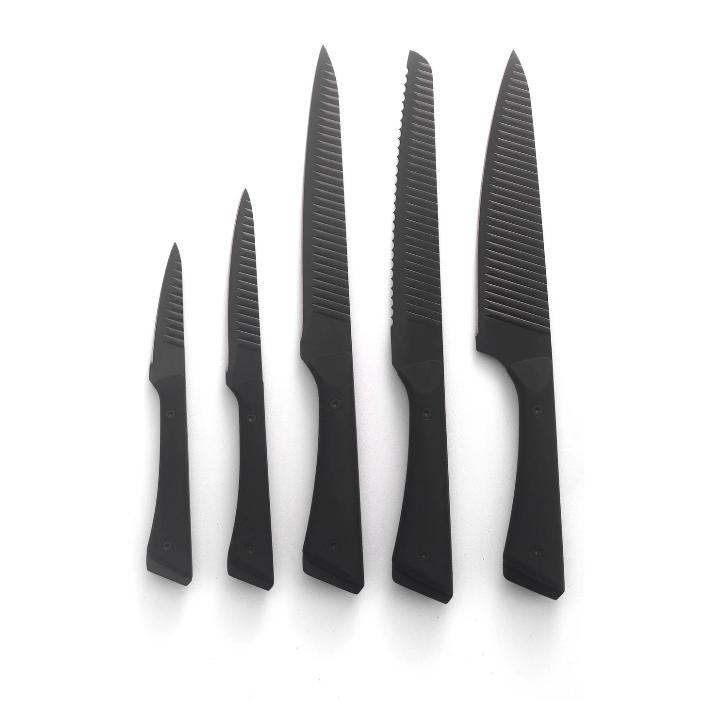 HomeMax Samurai Rippled Knife Set – Set of 5