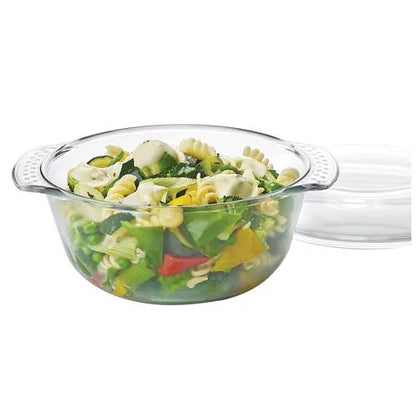 Home Discovery Curve Round Glass Casserole 2.8L