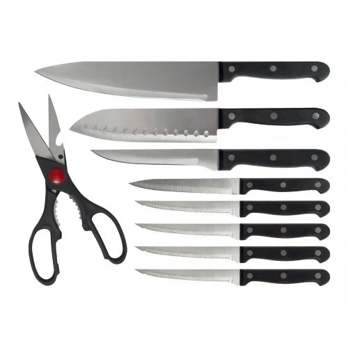 Homemax Power Chef Self Sharpening Knife - Set of 9