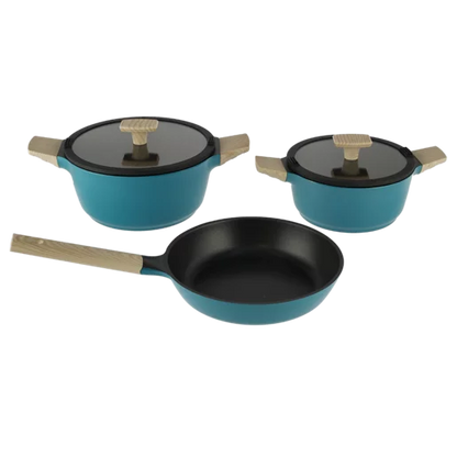 Inferna Luna Aluminium Cookware Set 5 Piece