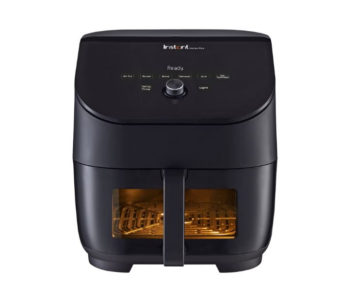 Instant Vortex Plus Air Fryer with ClearCook Window, QuietMark approved