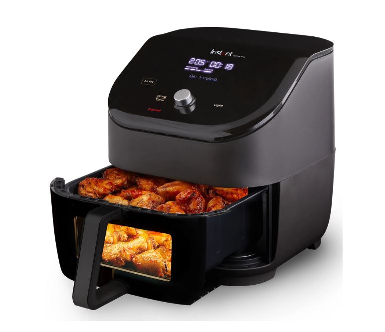 Instant Vortex Plus Air Fryer with ClearCook Window, QuietMark approved