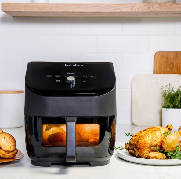 Instant Vortex Plus Air Fryer with ClearCook Window, QuietMark approved