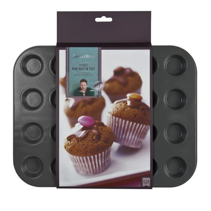 Jamie Oliver Mini Muffin Tray 24 Holes Non-Stick