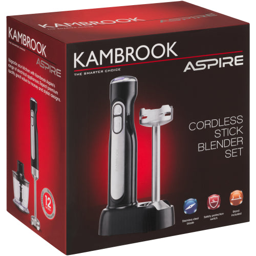 Kambrook Cordless Stick Blender Set