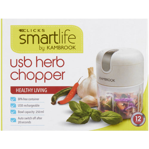 Kambrook Smartlife Usb Herb Chopper