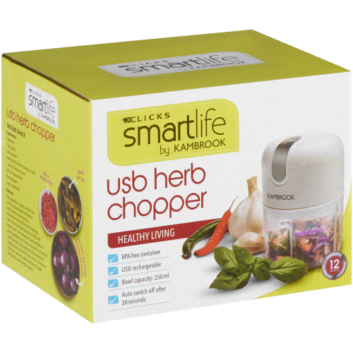 Kambrook Smartlife Usb Herb Chopper