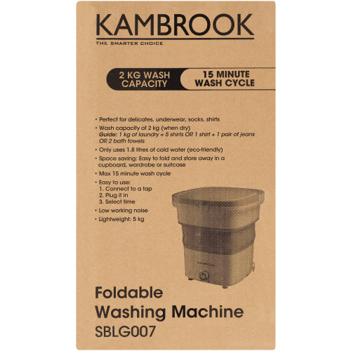 Kambrook Foldable Washing Machine