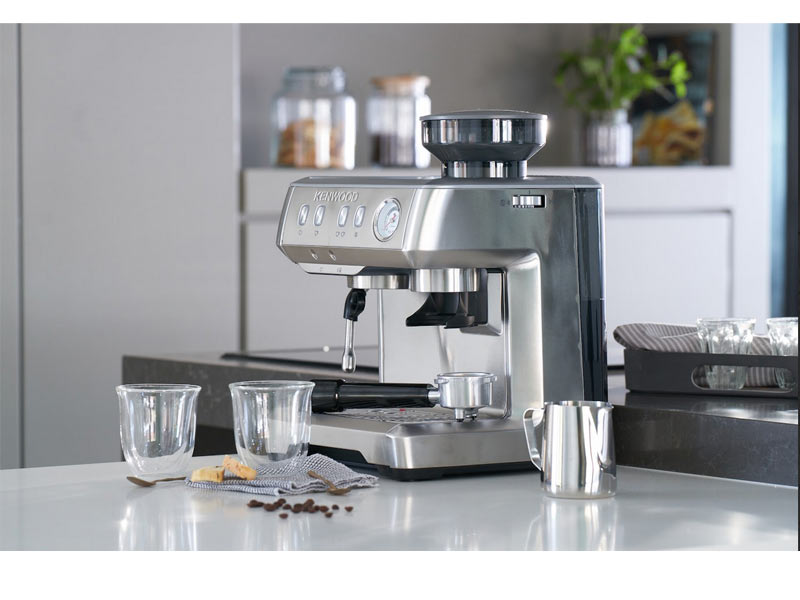 Kenwood - Manual Pump Espresso Machine With Grinder