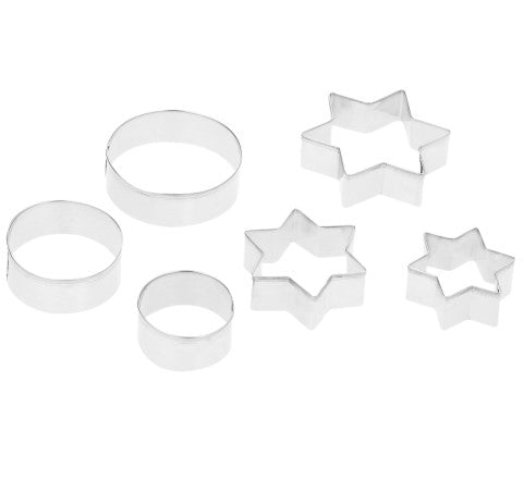 Kitchen Inspire Cookie Cutters Star 6PK