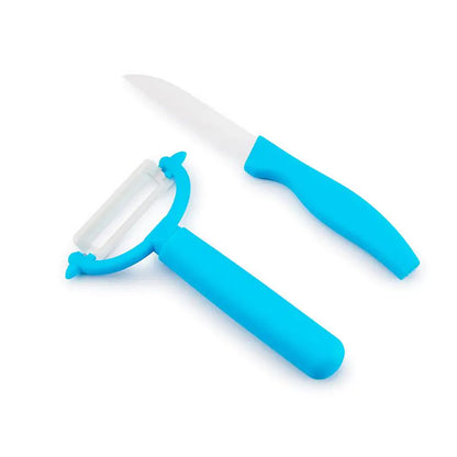 Knife And Peeler Set, Ceramic