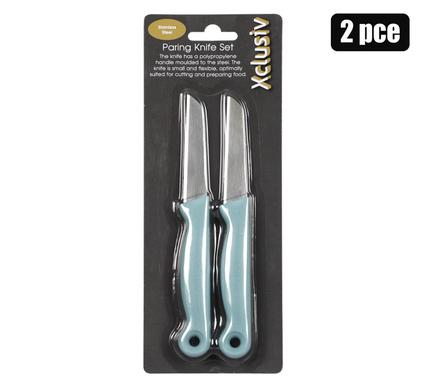 Knife Set - Set of 2 (With Coloured Handles)