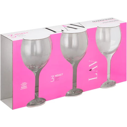 LAV Misket Magnum Wine Glasses 3 x 645ml