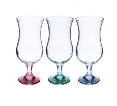 LAV Coral Cocktail Glasses - Set of 3