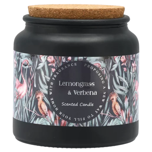 Lemongrass & Verbena Jar Scented Candle 10x10cm