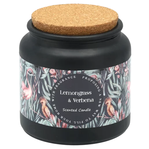 Lemongrass & Verbena Jar Scented Candle 10x10cm