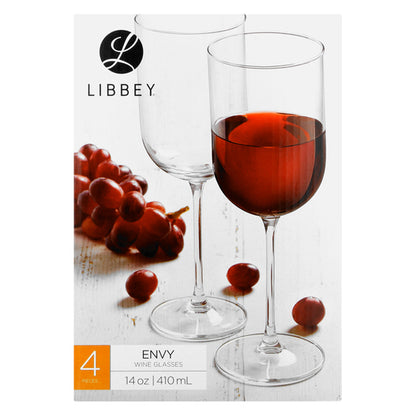 Libbey Envy Red Wine Glass - Set of 4