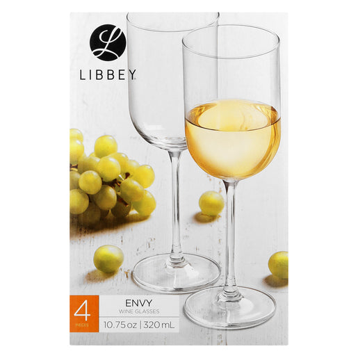 Libbey Envy White Wine Glasses - Set of 4