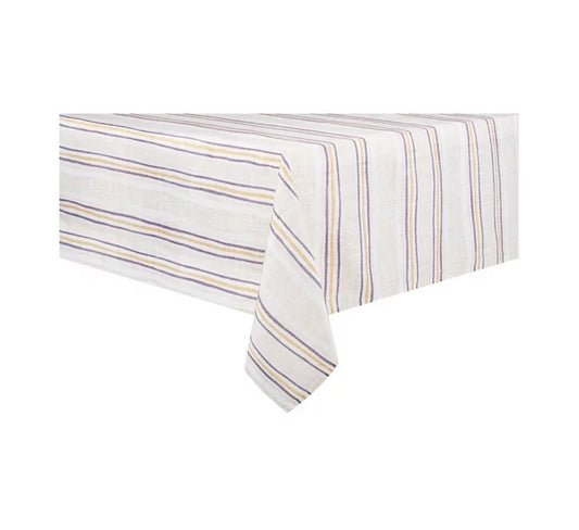 Linen House Linear Table Cloth - 150 x 230cm