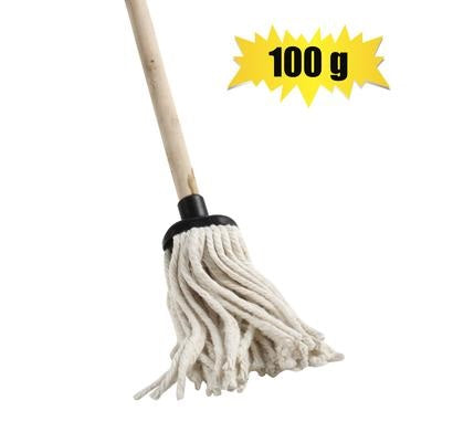 Mop Cotton Head 100g with 1.2m Handle