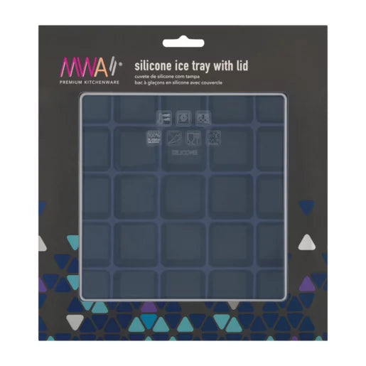 MWA Silicone Ice Tray With Lid - 2 Piece