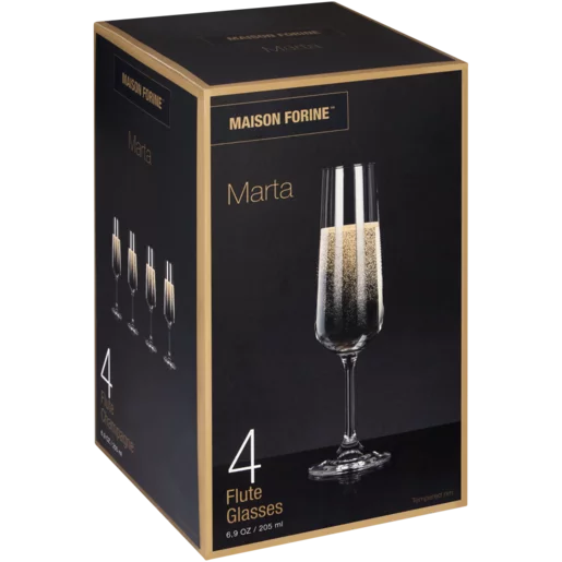 Maison Forine Marta Flute Glass Set - 4 Piece