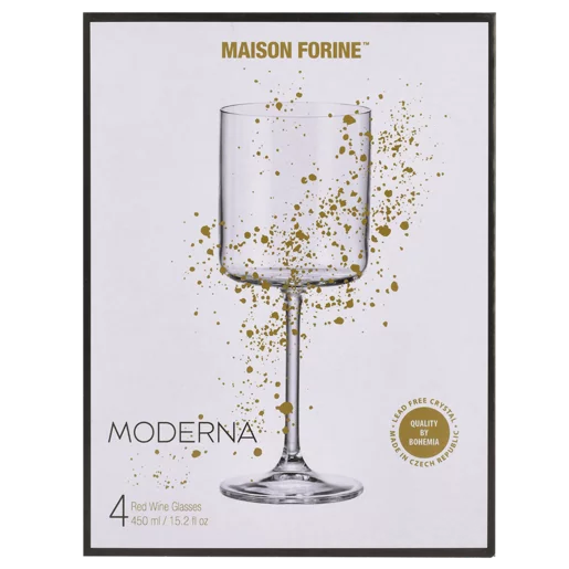 Maison Forine Moderna Red Wine Glasses - Set of 4