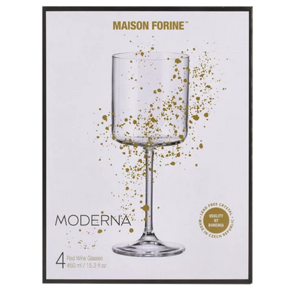 Maison Forine Moderna Red Wine Glasses - Set of 4