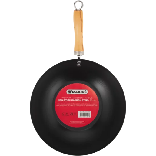 Majoré Black Non Stick Wok 28cm