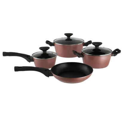 Majoré Flamingo Aluminium Cookware Set 7 Piece